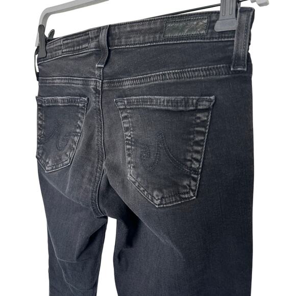 AG The Legging Ankle Super Skinny Ankle Jeans, Charcoal Black, Size 24 - Picture 4 of 6